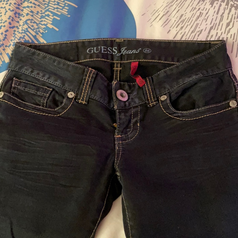 GUESS jeans Size 26 Dark Blue Denim